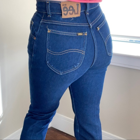 Vintage 80s Lee High-Waisted Jeans - Picture 2 of 9